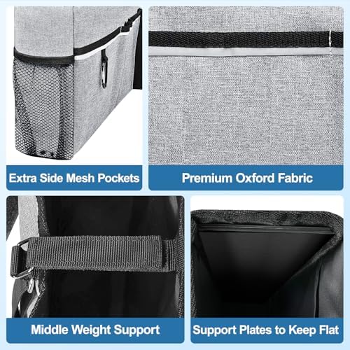 Canasta Mejorada Dotday para Andadera Plegable, Bolsa Plegable con Porta Vaso, Accesorios para Personas Mayores con Movilidad Reducida, Gran - imagen 4