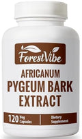 Suplemento Pygeum para Hombres ForestVibe 500mg, Extracto Estandarizado de Corteza de Pygeum Africanum, 120 Cápsulas Veganas, Suministro para 4 - imagen 1