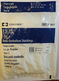 Medias T.E.D. de muslo con punta abierta, tamaño grande, color blanco - 3728LF - imagen 1