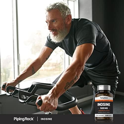 Inosina 500mg Piping Rock | 120 Cápsulas | Fórmula Avanzada para Atletas | Suplemento Terapéutico | Sin OGM, Sin Gluten - imagen 6