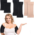 2 Pares de Mangas de Compresión para Brazos para Mujeres Talla Grande, Moldeadores de Brazos, Incluye 1 Par de Mangas de Compresión para Pantorrillas - imagen 1