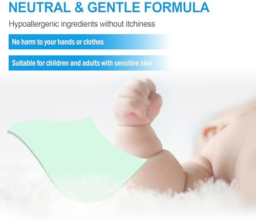 Hojas de detergente para lavandería Binbata 2 en 1, 40 cargas, sin fragancia, hipoalergénicas, blanqueadoras ecológicas para ropa blanca, eliminan - imagen 3