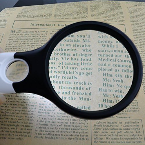 Paquete de 2 Lentes de Aumento Marrywindix con Luz LED, Lupa de Mano 3X 45X para Lectura y Joyería - imagen 5