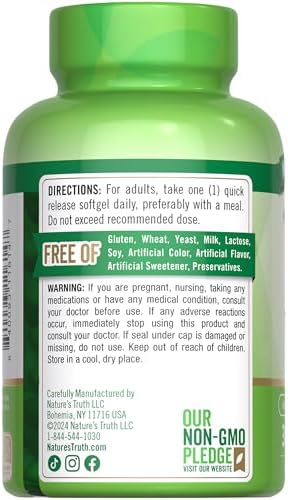Nature's Truth Vitamina D3 10000 UI Softgels | 300 Cápsulas | Suplemento Extra Fuerte | Sin GMO y Libre de Gluten - imagen 7