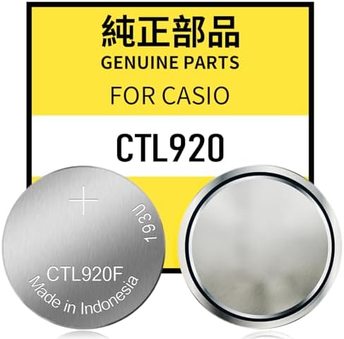 Batería Recargable Solar Original Panasonic LeeCrynoid CTL920F para Relojes Casio Edifice/Solar Waveceptor – Compatible con Modelos Solares - imagen 1