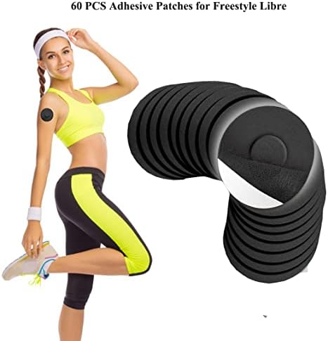 60 Piezas de Cubiertas Impermeables para Sensores Freestyle Libre 1/2/3, Parches Adhesivos Resistentes al Sudor, Protección para Monitores de Glucosa - imagen 2