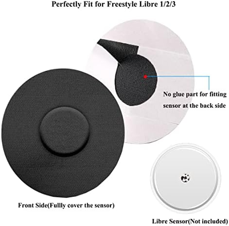 60 Piezas de Cubiertas Impermeables para Sensores Freestyle Libre 1/2/3, Parches Adhesivos Resistentes al Sudor, Protección para Monitores de Glucosa - imagen 4