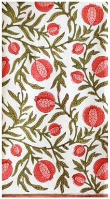 Servilletas de Papel Stxy de Granada – Servilletas Desechables Rojas y Verdes con Tinta No Tóxica – Decorativas para Baño, Invitados y Manualidades – - imagen 1