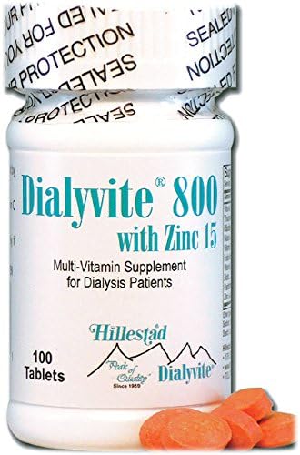 Dialyvite 800 con Zinc 15 mg - 100 Tabletas - imagen 1