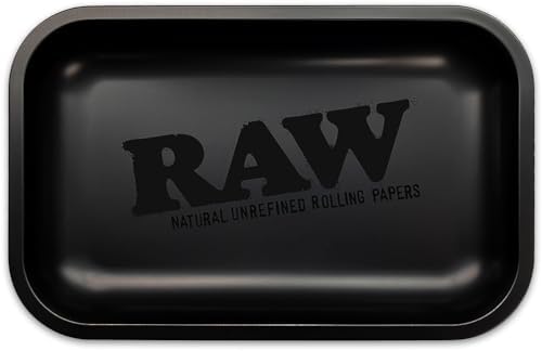 Combo de Bandeja para Cigarrillos RAW Murder'd Blackout | Papel Negro 1-1/4, Filtros, Bandeja Mate, Máquina para Cigarrillos y ARC Saver - imagen 2
