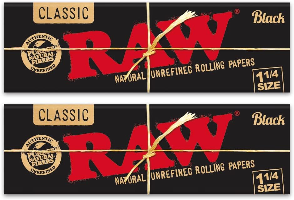Combo de Bandeja para Cigarrillos RAW Murder'd Blackout | Papel Negro 1-1/4, Filtros, Bandeja Mate, Máquina para Cigarrillos y ARC Saver - imagen 4