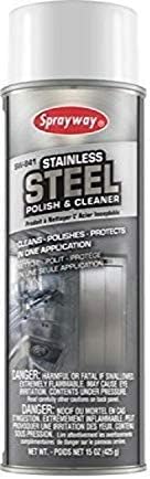 Limpiador de Acero Inoxidable Sprayway, Lata de 15oz, Paquete de 2 (841) - imagen 1