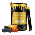 Shilajit Puro | Palitos de Miel de Shilajit | 85+ Minerales Traza, Aumenta Energía | Mejora Inmunidad | Shilajit para Hombres | 30 Palitos - imagen 1