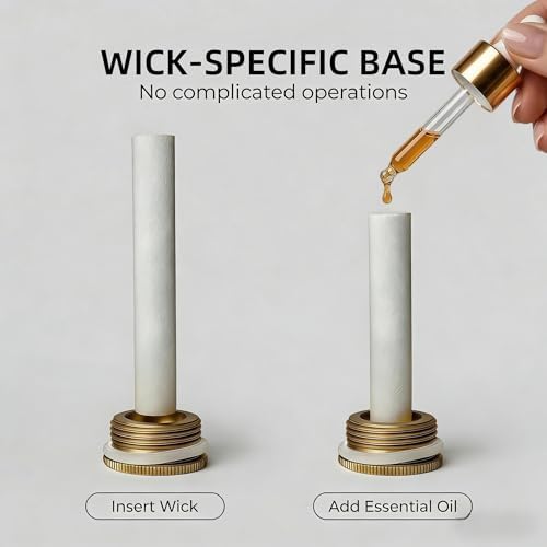 Inhaladores nasales de metal para aceites esenciales, recargables de aluminio, incluyen 20 mechas de algodón - Aromaterapia (2+20 piezas) - imagen 5