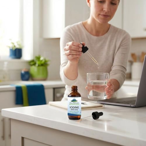 Gotas de Yodo Líquido 150 mcg - Suplemento de Yodo de Kelp Orgánico - 1300 Porciones - Vegano, Kosher y Sin Gluten - Solución de Yoduro 2 oz - imagen 8