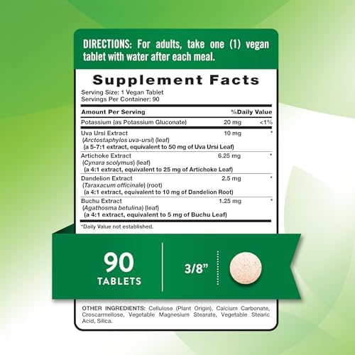 Píldoras de Agua Super Fuertes de Nature's Truth con Potasio | 90 Cápsulas | Sin Cafeína | Veganas, No Transgénicas y Sin Gluten - imagen 2