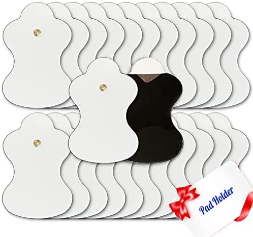 (24 PZS) Almohadillas Reemplazo Compatibles con Unidad TENS Omron, Reutilizables (no marca Omron) 12 Pares - imagen 1