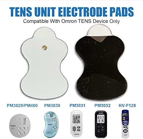 (24 PZS) Almohadillas Reemplazo Compatibles con Unidad TENS Omron, Reutilizables (no marca Omron) 12 Pares - imagen 2