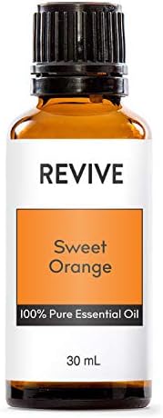 Aceite Esencial de Naranja Dulce 30mL de Revive Essential Oils - 100% Puro, Grado Terapéutico, para Difusor, Humidificador, Masaje, Aromaterapia y - imagen 1