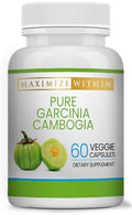 Suplemento de Garcinia Cambogia 100% Pura Maximum Slim - Extracto de HCA - Fórmula de Apoyo para Peso para Hombres y Mujeres - 60 Cápsulas, Sin OGM, - imagen 1