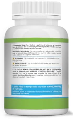 Suplemento de Garcinia Cambogia 100% Pura Maximum Slim - Extracto de HCA - Fórmula de Apoyo para Peso para Hombres y Mujeres - 60 Cápsulas, Sin OGM, - imagen 4