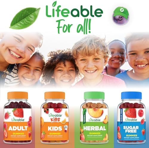 Gomitas Multivitamínicas para Niños Lifeable con Hierro | Vitaminas Vegetarianas y No-GMO | Sabor Delicioso | 90 Gomitas - imagen 8
