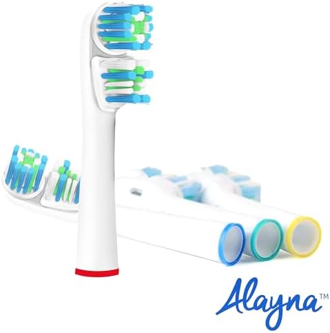 Cabezas de Cepillo de Repuesto Compatibles con OralB Braun - Mejor Limpieza Doble, Paquete de 12 para Cepillos Eléctricos Oral B Pro, 1000, 8000, - imagen 2