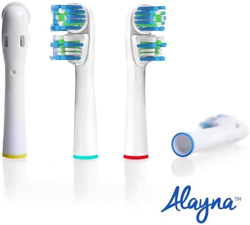 Cabezas de Cepillo de Repuesto Compatibles con OralB Braun - Mejor Limpieza Doble, Paquete de 12 para Cepillos Eléctricos Oral B Pro, 1000, 8000, - imagen 3