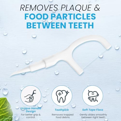 Cepillos de Dientes Desechables 5 en 1 para Viaje – Mini Cepillos con Pasta + Hilo Dental + Palillo + Raspador de Lengua | Envase Individual | Menta - imagen 4