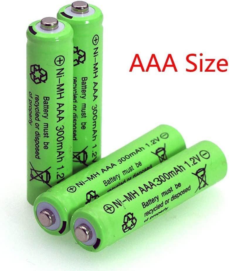 Baterías Recargables FULIN 12 Paquetes AAA 1.2V 300mAh Ni-MH para Luces Solares (Tamaño AAA) - imagen 5