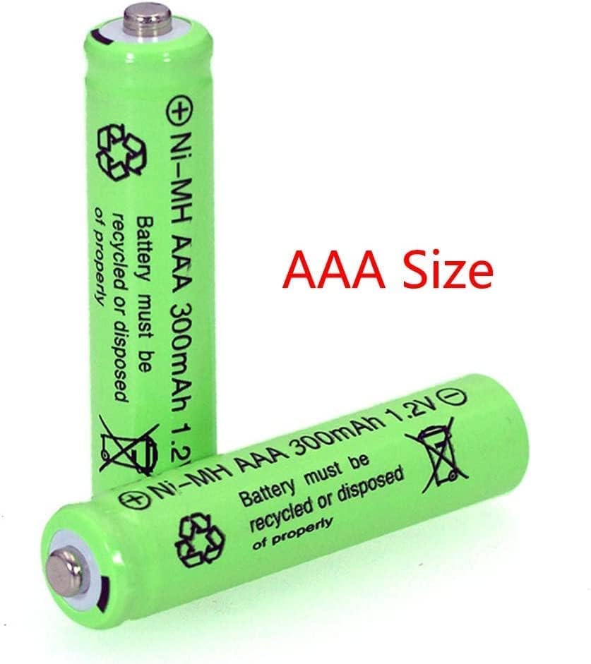Baterías Recargables FULIN 12 Paquetes AAA 1.2V 300mAh Ni-MH para Luces Solares (Tamaño AAA) - imagen 6