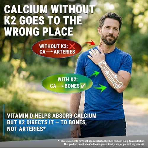 Glicinato de Magnesio 1500mg con Ashwagandha 300mg + Vitamina D3 10,000 UI y K2 (MK-7) 200mcg – Alivio del Estrés, Ánimo Tranquilo y Soporte Óseo – - imagen 5