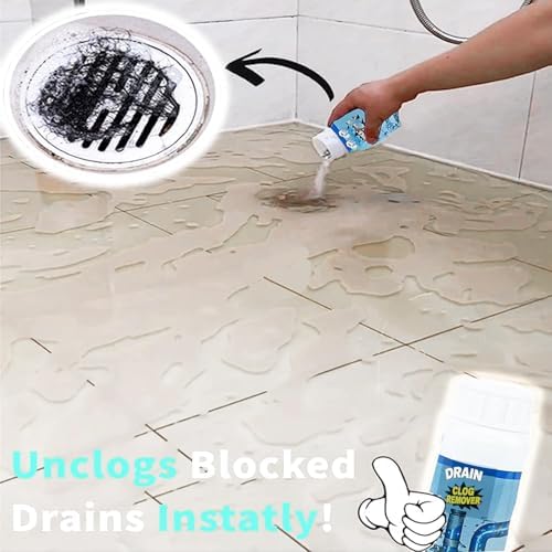 Limpiador de Drenaje en Polvo de Acción Rápida – Eliminador de Atascos para Fregaderos y Tuberías de Baño – Fórmula de Limpieza Profunda, Espuma - imagen 8