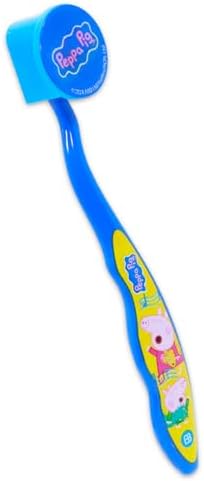 Kit de Viaje de Cepillo de Dientes y Vaso Peppa Pig para Niños - Incluye 2 Cepillos, 2 Vasos, 2 Cubiertas, Stickers y Más para Niñas y Pequeños | Set - imagen 3