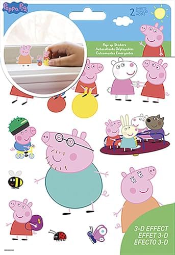 Kit de Viaje de Cepillo de Dientes y Vaso Peppa Pig para Niños - Incluye 2 Cepillos, 2 Vasos, 2 Cubiertas, Stickers y Más para Niñas y Pequeños | Set - imagen 5