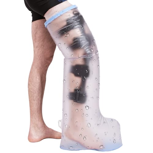 Cubiertas Impermeables para Yeso Sleek Ideas | Protección para Ducha Después de Cirugía | Botas Antideslizantes para Heridas en Pie y Pierna - imagen 1