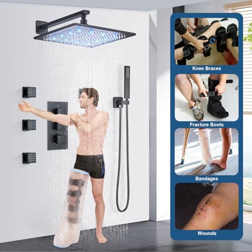 Cubiertas Impermeables para Yeso Sleek Ideas | Protección para Ducha Después de Cirugía | Botas Antideslizantes para Heridas en Pie y Pierna - imagen 5
