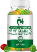 Gomitas de Cáñamo para Dolor, Sueño y Ansiedad - Suplemento de Extracto de Aceite de Cáñamo Orgánico de Alta Potencia - 100% Natural, Vegano y Sin OGM - imagen 1