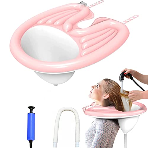 Lavabo Inflable Portátil para Champú en Cama - Ideal para Personas Mayores, Discapacitadas, Embarazadas y Postradas. Incluye Drenaje para Lavar y - imagen 6