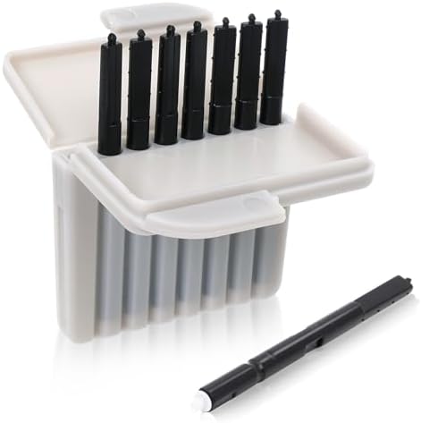 32 Piezas de Filtros para Audífonos, Filtros de Cera para Phonak, Widex, Unitron y Resound, Kit de Limpieza con Cepillo, 4 Paquetes/32 Filtros (Gris) - imagen 3