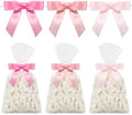 Bolsa de Celofán Transparente JarThenaAMCS de 50 Piezas con Lazos de Satén Rosa, Bolsas para Dulces y Sorprendentes para Bodas y Fiestas - imagen 1