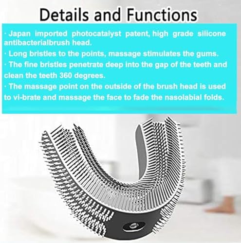Cabezal de Repuesto de Silicón en Forma de U para Cepillos de Dientes Ultrasónicos - 2 Piezas, Accesorios para Limpieza Dental, Cabezal de Cepillo - imagen 2