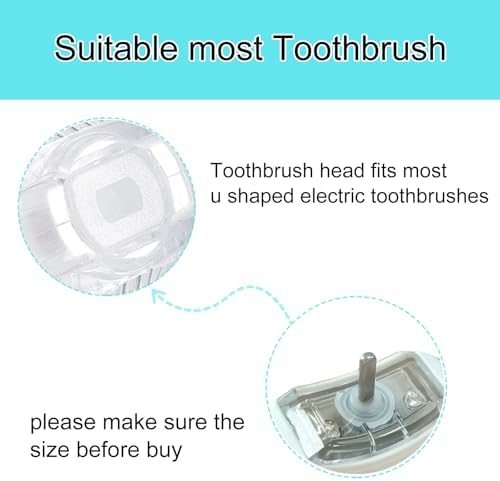 Cabezal de Repuesto de Silicón en Forma de U para Cepillos de Dientes Ultrasónicos - 2 Piezas, Accesorios para Limpieza Dental, Cabezal de Cepillo - imagen 4