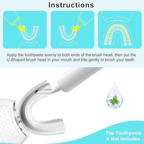 Cabezal de Repuesto de Silicón en Forma de U para Cepillos de Dientes Ultrasónicos - 2 Piezas, Accesorios para Limpieza Dental, Cabezal de Cepillo - imagen 5