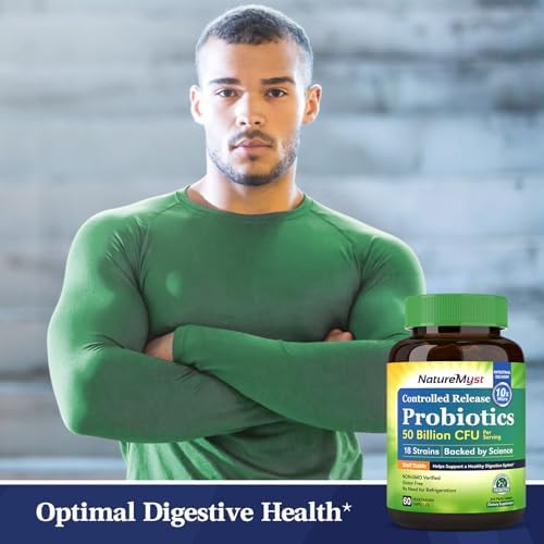 NatureMyst Probióticos 50 Mil Millones por Porción, 18 Cepas Probioticas, 60 Cápsulas Veganas - Sin OGM, Sin Gluten - imagen 4