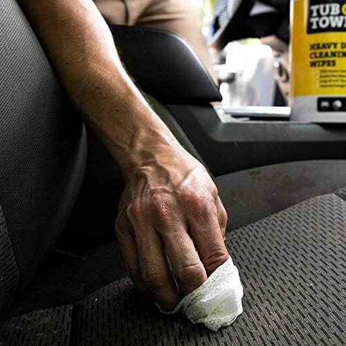 Toallitas de limpieza Tub O'Towels de fibra resistente, 8 x 7 pulgadas, paquete de 40 unidades - imagen 5