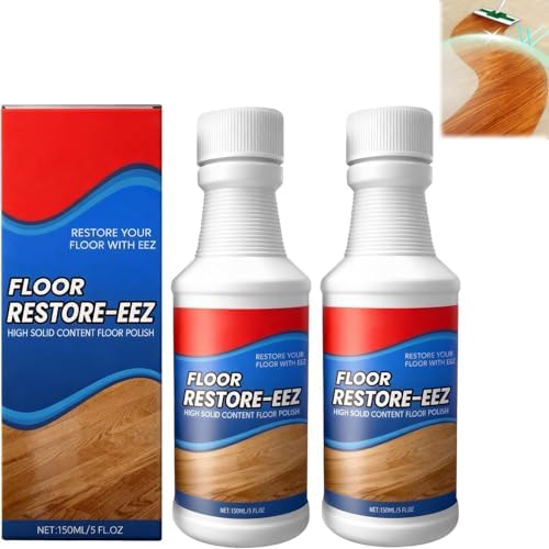 UUZO 2 Piezas Limpiador Restaurador de Pisos, Pulidor de Alta Concentración para Brillo y Protección, Acabado Rápido para Azulejos y Madera Brillante - imagen 1