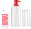 Botella de Ducha LIVE4COOL para Mujeres, Sistema de Limpieza Vaginal Reutilizable 600ml, Enema Vaginal con 4 Boquillas y Bolsa de Almacenamiento, No - imagen 1