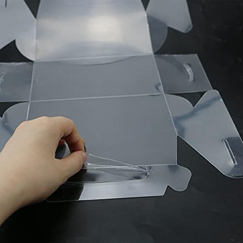 Cajas de regalo de repostería Oomcu 15 piezas, transparentes con cartón, para dulces y postres, 6.3 x 3.5 x 3.2 - Ideal para fiestas y celebraciones - imagen 3
