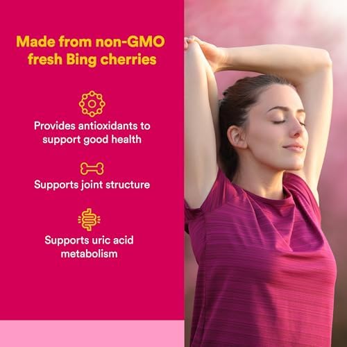 CherryRich de Natural Factors, Concentrado de Cereza de Super Fuerza, Soporte Antioxidante para Articulaciones Saludables y Metabolismo de Ácido - imagen 2